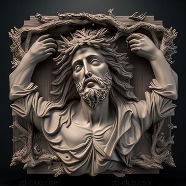 3D model st jesus (STL)